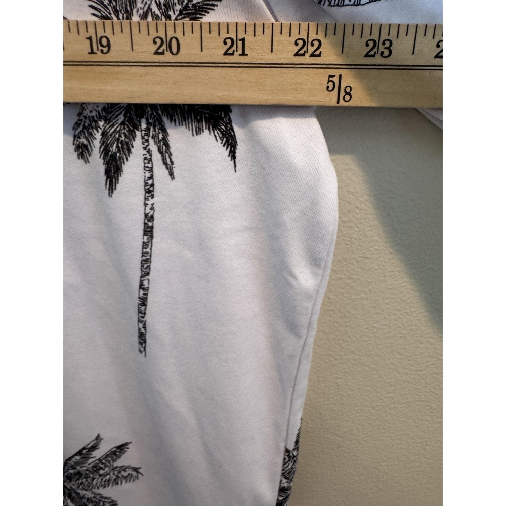 TravisMathew Polo Shirt Mens XL White Palm Tree Print Golf Tropical Short Sleeve - Picture 3 of 8